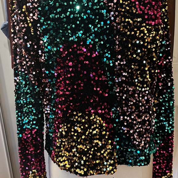 Multicolor Sequin Top - Picture 2 of 15